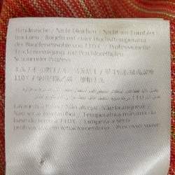 Pre Owned M Missoni Orange Striped Knit Top S