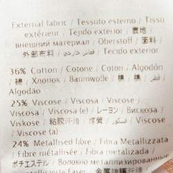 Pre Owned تنورة ماكسي إم ميزوني تريكو لوريكس بلون وردي بنمط zig-zag مقاس وسط - ميديام