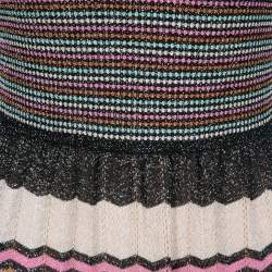 مملوكة مسبقًا M Missoni Multicolor Lurex Knit Sleeveless Maxi Dress M
