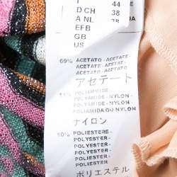 مملوكة مسبقًا M Missoni Multicolor Lurex Knit Sleeveless Maxi Dress M