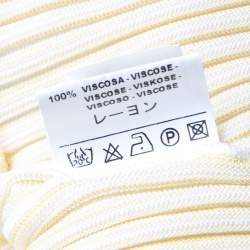 Pre Owned توب أم ميزوني تريكو مضلع متعدد الألوان رقبة سابرينا L