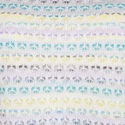 M Missoni Multicolor Striped Floral Crochet Knit Sleeveless Top L