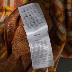 Pre Owned M Missoni Multicolor Lattice Knit A Line Mini Skirt M