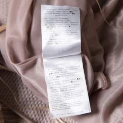 مملوكة مسبقًا فستان ماكسي إم ميزوني تريكو لوريكس بيج بلا أكمام L