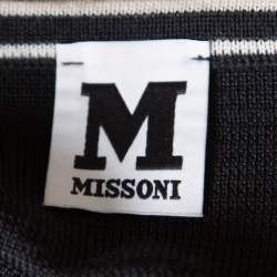 Pre Owned فستان إم ميزوني مورد مطبوع متعدد الألوان بلا أكمام S