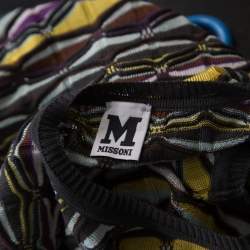 Pre Owned توب إم ميزوني جاكار تريكو متعدد الألوان بلا أكمام S