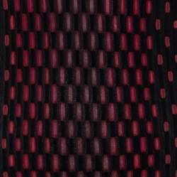 Pre Owned M Missoni Black Patterned Dobby Knit Oversized Dress XS