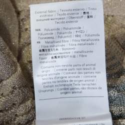 Pre Owned M Missoni Ombre Wave Patterned Lurex Knit Open Front Cardigan S