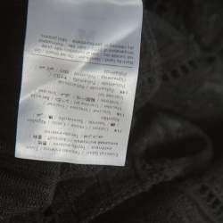 Pre Owned M Missoni Black Knitted Long Sleeve Cardigan M