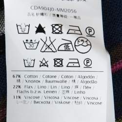 Pre Owned توب توينك أم ميزوني نمط مخطط تريكو أسود M