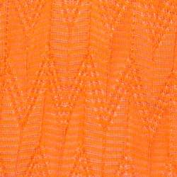 Pre Owned توب أم ميزوني تريكو بوانتل شيفرون برتقالي M