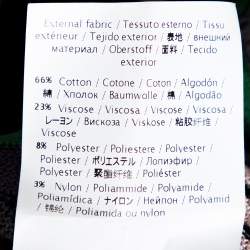 Pre Owned M Missoni Green Pointelle Knit Long Sleeve Top S