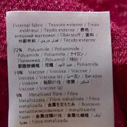 مملوكة مسبقًا M Missoni Pink Zig Zag Lurex Knit Sleeveless Maxi Dress L