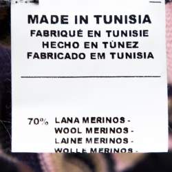 Pre Owned M Missoni Multicolor Striped Knit Shoulder Tie Detail Tunic M 