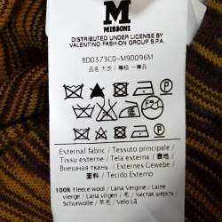 M Missoni Pastel Red Fleece Wool Coat S
