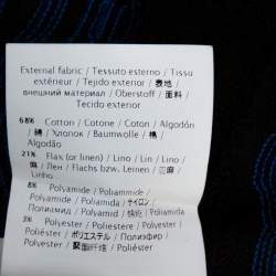 Pre Owned M Missoni Multicolor Wavy Linen Blend Knit Sleeveless Dress M