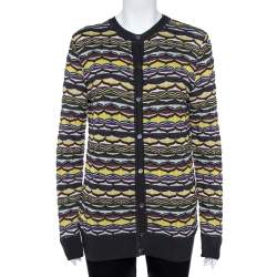 M Missoni Multicolor Patterned Knit Tank Top and Cardigan Set L