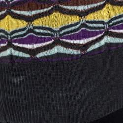 M Missoni Multicolor Patterned Knit Tank Top and Cardigan Set L