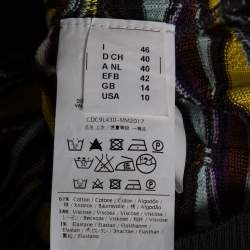 M Missoni Multicolor Patterned Knit Tank Top and Cardigan Set L