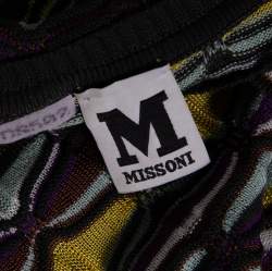 M Missoni Multicolor Patterned Knit Tank Top and Cardigan Set L