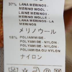 Pre Owned M Missoni Multicolor Scale Pattern Lurex Knit  Long Sleeve Top S