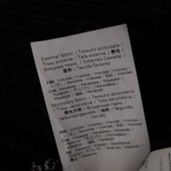 مملوكة مسبقًا فستان أم ميزوني متوسط الطول فضفاض تريكو مونوكروم مقاس متوسط