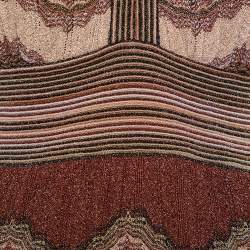 Pre Owned فستان ميني إم ميزوني تريكو لوريكس متعدد الألوان مفتوح مقاس كبير - لارج