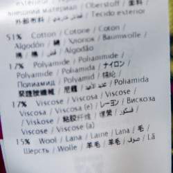 Pre Owned كارديغان إم ميزوني تريكو متعدد الألوان بأزرار أمامية مقاس صغير - سمول