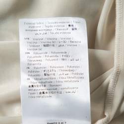 Pre Owned M Missoni Multicolor Zig Zag Patterned Lurex Knit Maxi Skirt S