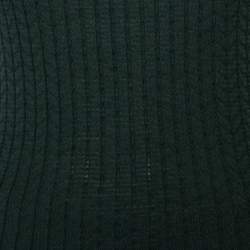 Pre Owned M Missoni Dark Green Patterned Knit Tank Top M