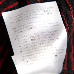 M Missoni Red & Back Jacquard Knit Top L