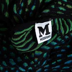 مملوكة مسبقًا M Missoni Multicolor Mesh Jacquard Knit Midi Dress S