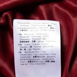 مملوكة مسبقًا M Missoni Metallic Patterned Lurex Knit Sleeveless Maxi Dress M