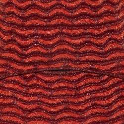 مملوكة مسبقًا M Missoni Metallic Patterned Lurex Knit Sleeveless Maxi Dress M