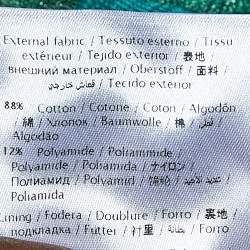 Pre Owned M Missoni Green Stripe Pattern Knit Mini Dress S