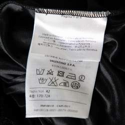 Pre Owned M Missoni Black Wool Knit Maxi Skirt M