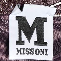 Pre Owned تنورة ماكسي إم ميزوني تريكو لوريكس منقوشة متعددة الألوان مقاس متوسط - ميديوم