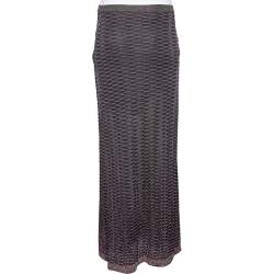 Pre Owned تنورة ماكسي إم ميزوني تريكو لوريكس منقوشة متعددة الألوان مقاس متوسط - ميديوم