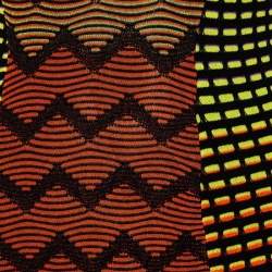 Pre Owned M Missoni Multicolor Patterned Knit Sleeveless Maxi Dress S