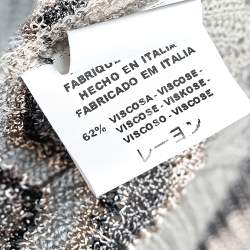 مملوكة مسبقًا كارديجان إم ميزوني تريكو رصاصي طويل مقاس متوسط - ميديوم