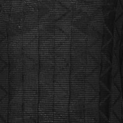 Pre Owned جامبر إم ميزوني تريكو أسود نمط منقوش مقاس صغير - سمول