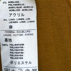 Pre Owned M Missoni Multicolor Patterned Wool Knit Mini Dress L