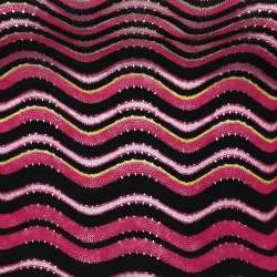 Pre Owned توب إم ميزوني تريكو نمط مموج متعدد الألوان بلا أكمام مقاس صغير - سمول