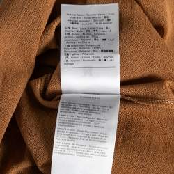 M Missoni Brown Patterned Wool Knit Top M