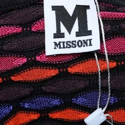 Pre Owned M Missoni Multicolor patterned Knit Top M