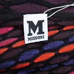 Pre Owned M Missoni Multicolor patterned Knit Top M