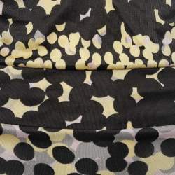 Pre Owned فستان إم ميزوني جيرسيه طباعة منقطة متعدد الألوان بحزام مقاس وسط ( ميديوم )