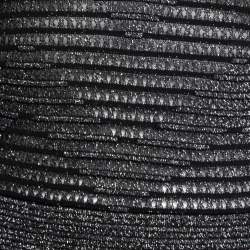 Pre Owned M Missoni Black Lurex Patterned Pointelle Knit Long Sleeve Dress M