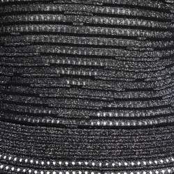 Pre Owned M Missoni Black Lurex Patterned Pointelle Knit Long Sleeve Dress M