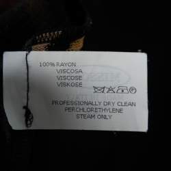 Pre Owned Missoni Multicolor Chevron Patterned Knit Shorts M